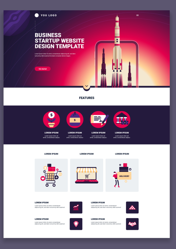 landing page website