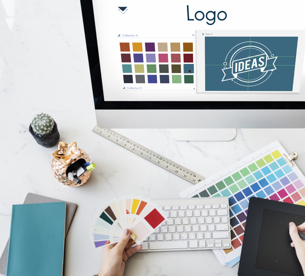 logo be creative inspiration design concept